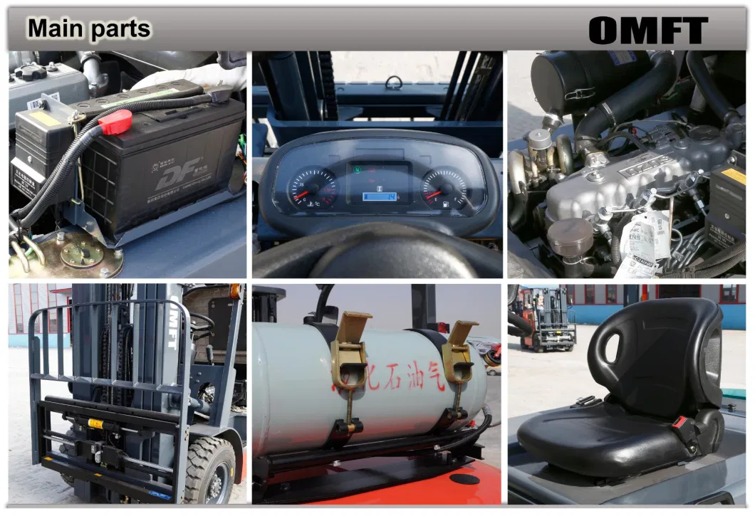 3ton Diesel Forklift with Chinese or Japanese Engine 3m 3.5m 4m 4.5m 5m 5.5m 6m Mast